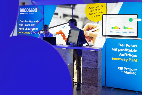 encoway Messestand